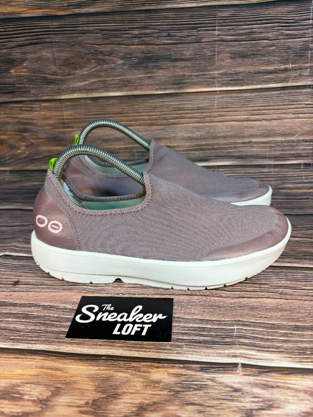 Oofos OOmg eeZee Low Mauve Mesh Comfort Women's Recovery Shoes Size 10